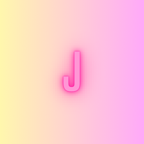 Resin Letter J
